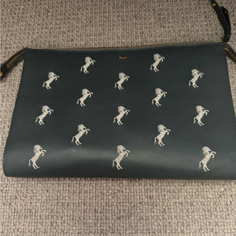 Chloe  leather clutch